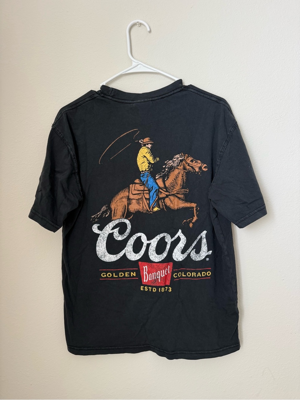 Coors Men’s Black Short Sleeve Graphic Tee